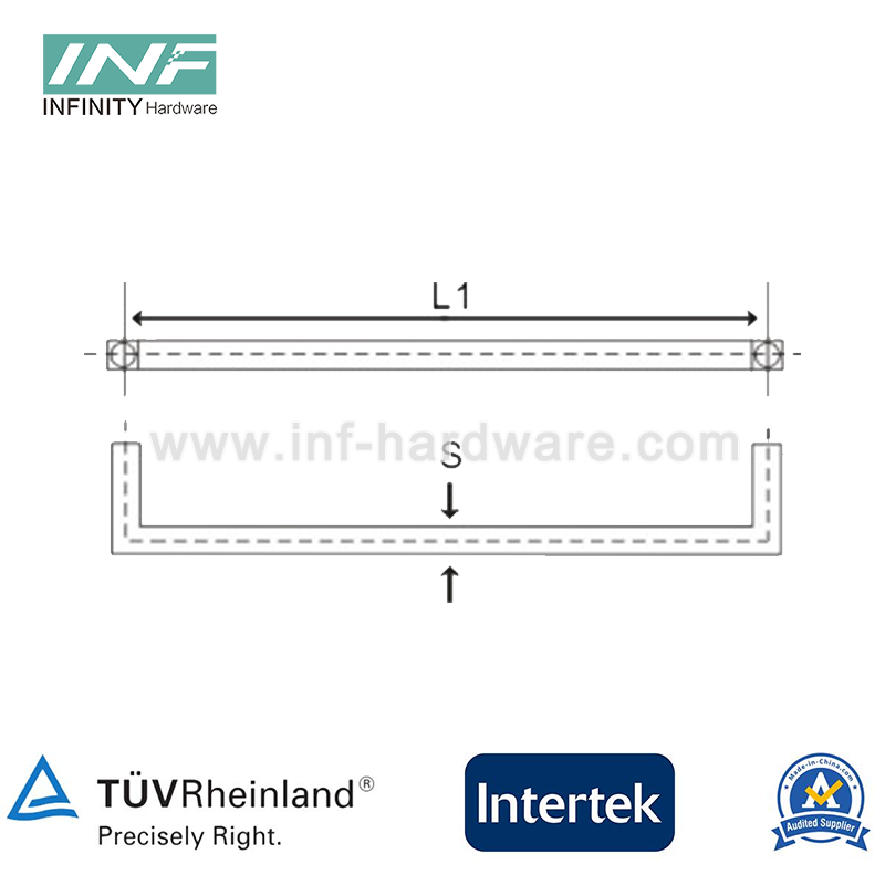 manija de puerta de vidrio
