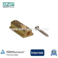 Conector de puerta de vidrio de acero inoxidable para conector de ducha de panel fijo de vidrio
