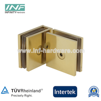 Abrazadera de latón para puerta de ducha de baño, Clip de vidrio para pared, abrazadera de vidrio