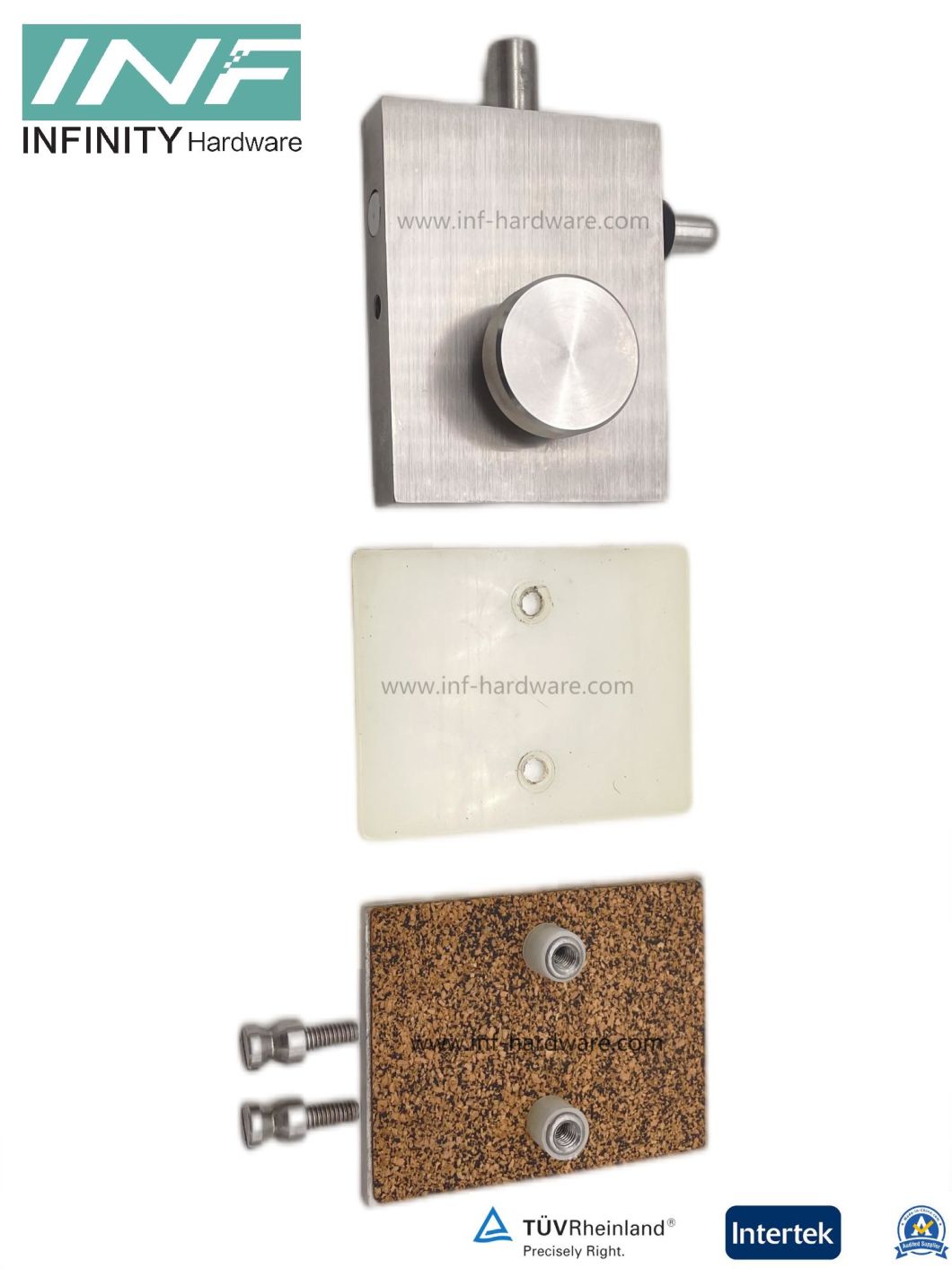 manija de la perilla de la puerta de vidrio 