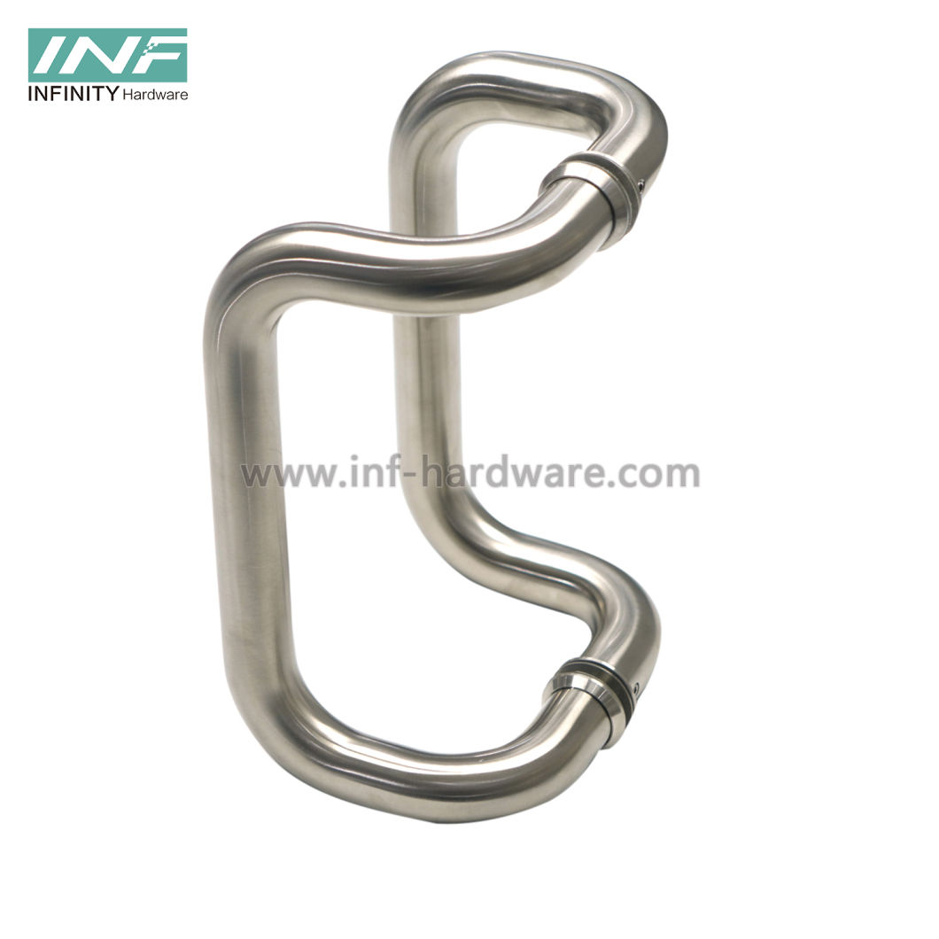 Manijas de la puerta de vidrio 