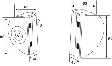 mechones de puertas de vidrio