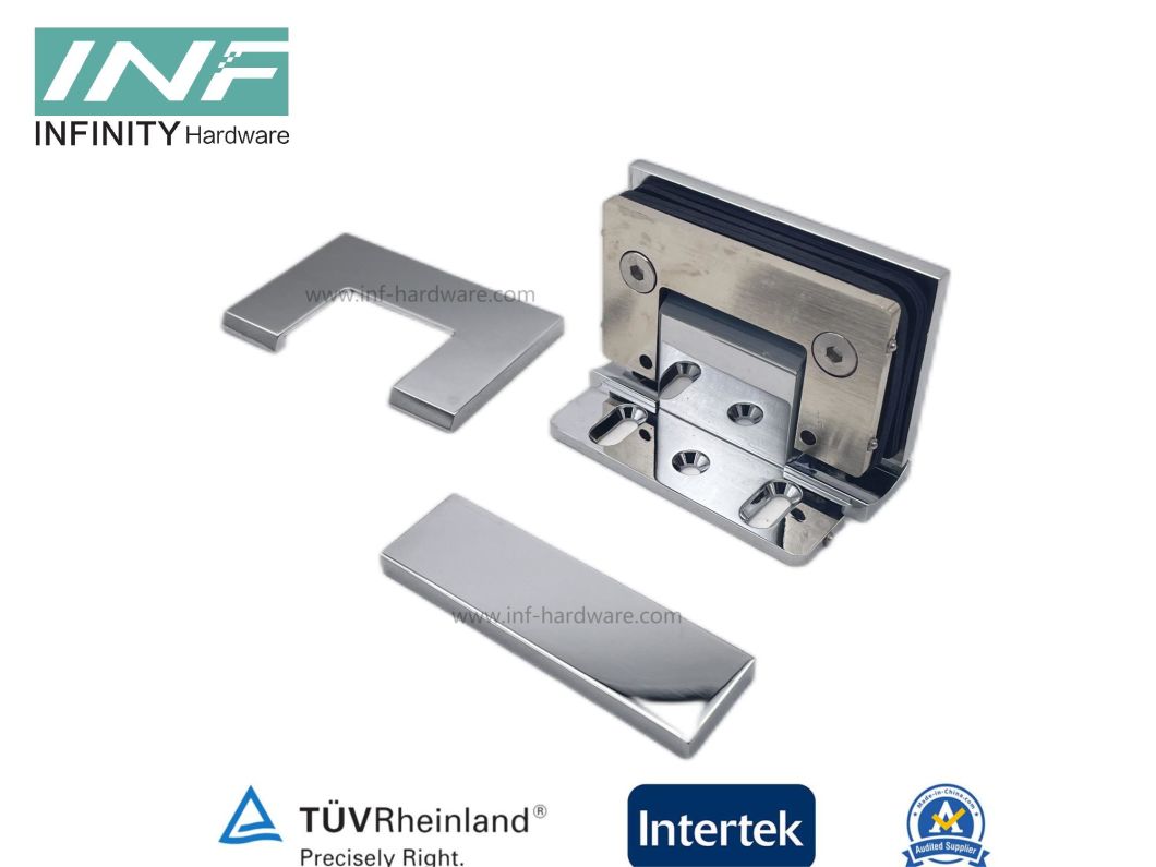 bisagras de puerta de ducha de vidrio arriba y abajo