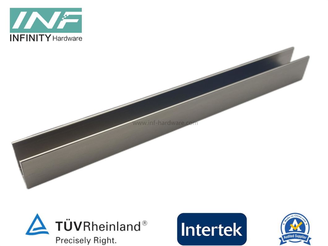 canal u para vidrio 