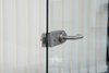 Cerradura de puerta de vidrio Freamless de acero inoxidable para montaje de vidrio