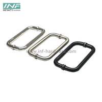 Tirador de puerta de vidrio de montaje de vidrio de acero inoxidable SS304